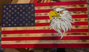 Cool eagle flag