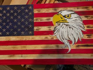 Cool eagle flag