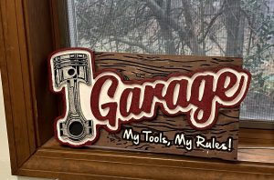 Cool garage sign